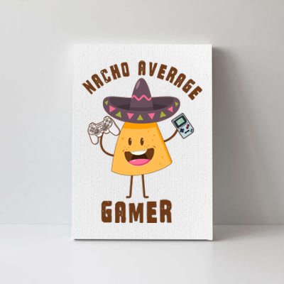 NACHO AVERAGE GAMER FUNNY GAMING MEME Canvas