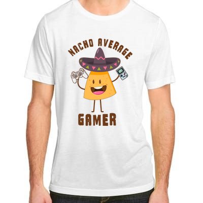 NACHO AVERAGE GAMER FUNNY GAMING MEME Adult ChromaSoft Performance T-Shirt