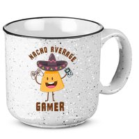NACHO AVERAGE GAMER FUNNY GAMING MEME 15oz Campfire Ceramic Mug