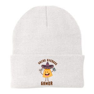 NACHO AVERAGE GAMER FUNNY GAMING MEME Knit Cap Winter Beanie