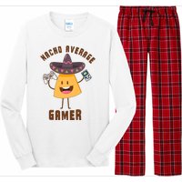 NACHO AVERAGE GAMER FUNNY GAMING MEME Long Sleeve Pajama Set