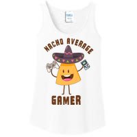 NACHO AVERAGE GAMER FUNNY GAMING MEME Ladies Essential Tank