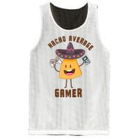 NACHO AVERAGE GAMER FUNNY GAMING MEME Mesh Reversible Basketball Jersey Tank