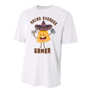 NACHO AVERAGE GAMER FUNNY GAMING MEME Performance Sprint T-Shirt