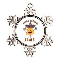 NACHO AVERAGE GAMER FUNNY GAMING MEME Metallic Star Ornament