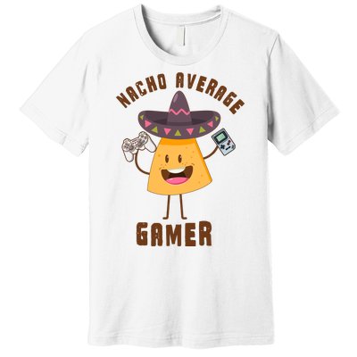 NACHO AVERAGE GAMER FUNNY GAMING MEME Premium T-Shirt