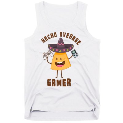 NACHO AVERAGE GAMER FUNNY GAMING MEME Tank Top