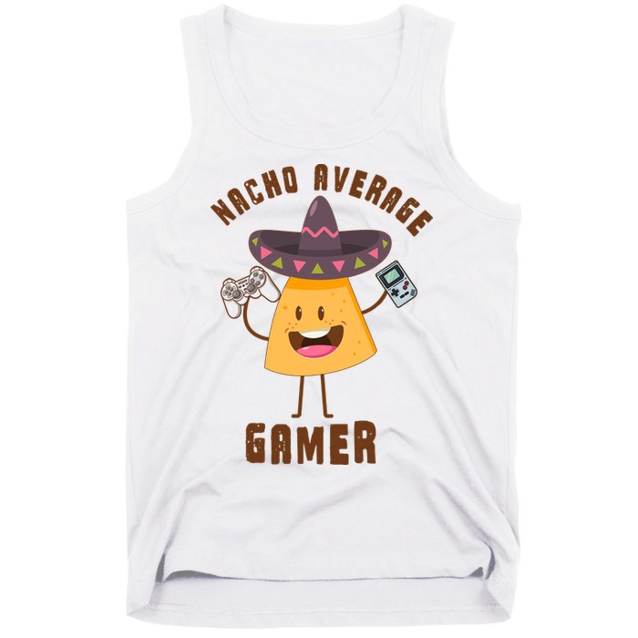 NACHO AVERAGE GAMER FUNNY GAMING MEME Tank Top