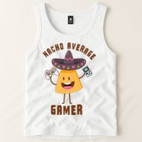 NACHO AVERAGE GAMER FUNNY GAMING MEME Tank Top