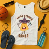 NACHO AVERAGE GAMER FUNNY GAMING MEME Tank Top