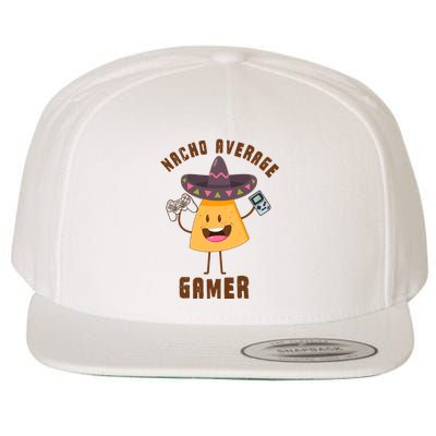 NACHO AVERAGE GAMER FUNNY GAMING MEME Wool Snapback Cap