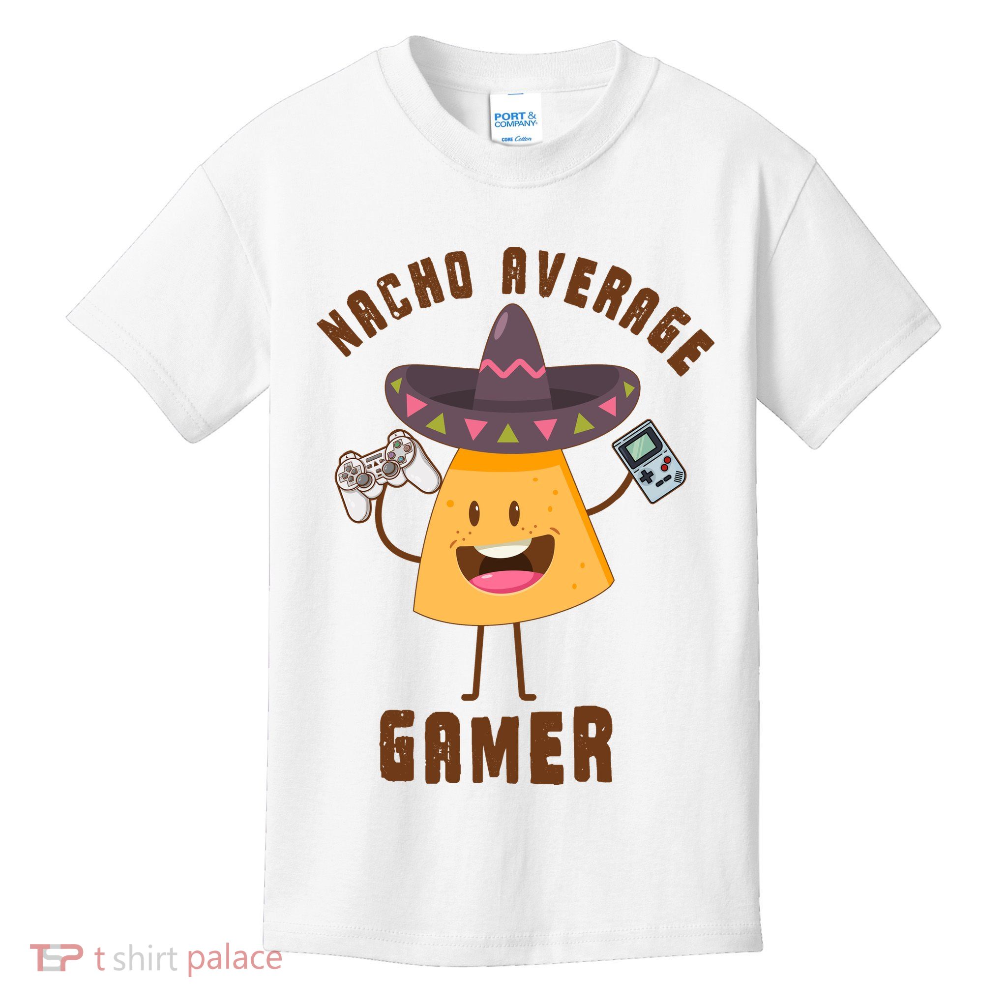 NACHO AVERAGE GAMER FUNNY GAMING MEME Kids T-Shirt