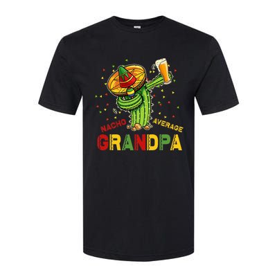 Nacho Average Grandpa Fiesta Cinco De Mayo Cactus Mariachi Softstyle® CVC T-Shirt