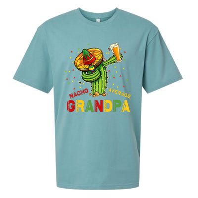 Nacho Average Grandpa Fiesta Cinco De Mayo Cactus Mariachi Sueded Cloud Jersey T-Shirt