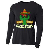 Nacho Average Golfer Golfing Lover Golf Tournament Hobby Cooling Performance Long Sleeve Crew
