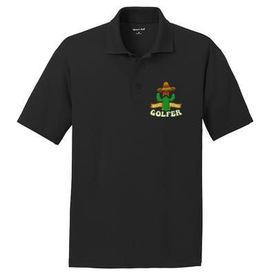 Nacho Average Golfer Golfing Lover Golf Tournament Hobby PosiCharge RacerMesh Polo