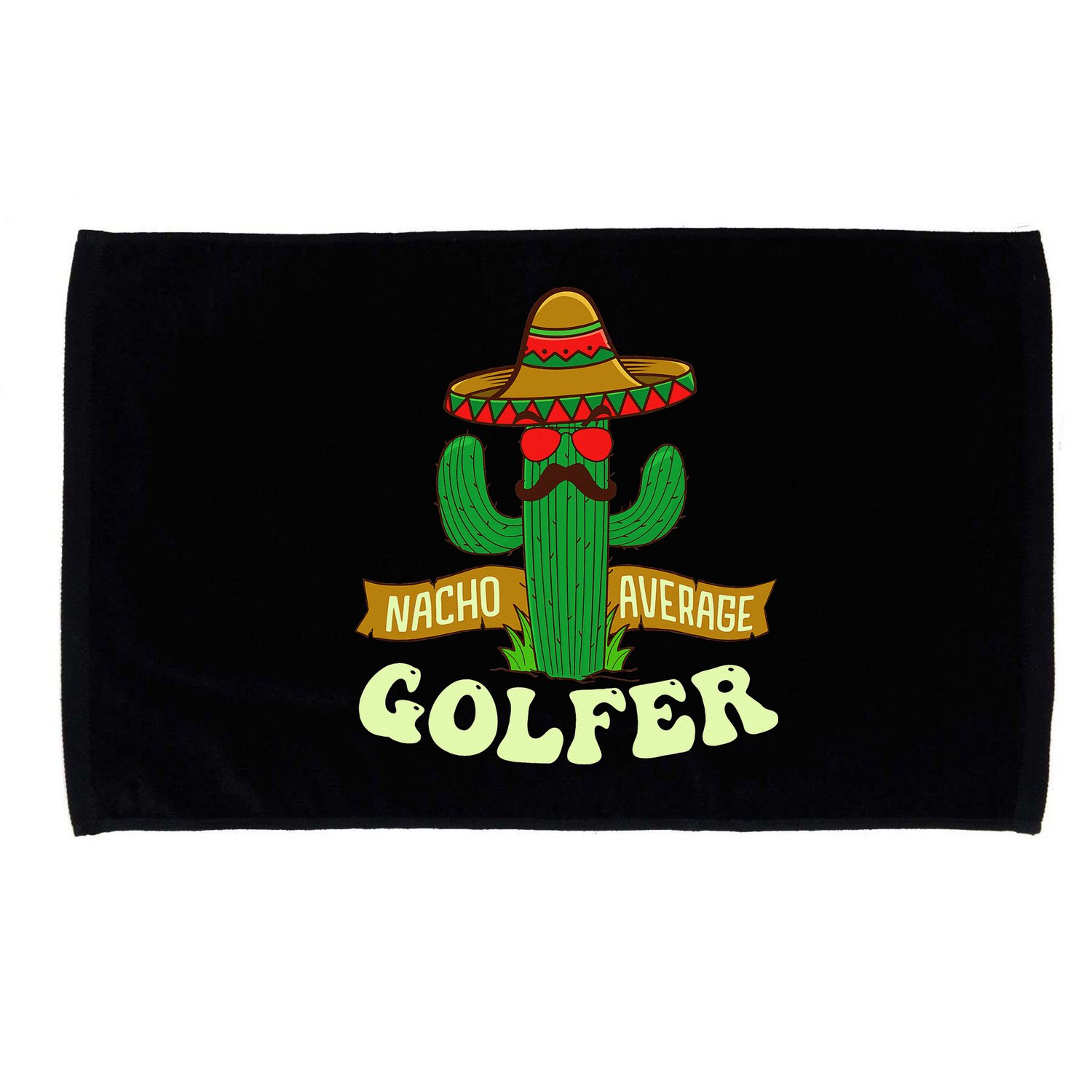 Nacho Average Golfer Golfing Lover Golf Tournament Hobby Microfiber Hand Towel