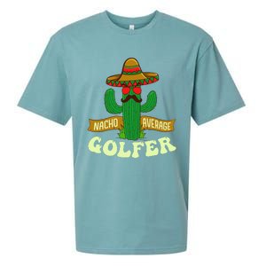 Nacho Average Golfer Golfing Lover Golf Tournament Hobby Sueded Cloud Jersey T-Shirt