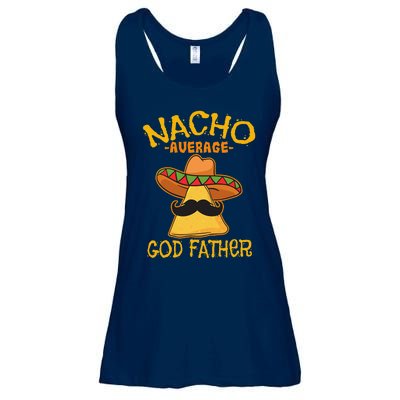 Nacho Average God Father Godparent Cinco De Mayo Fiesta Ladies Essential Flowy Tank