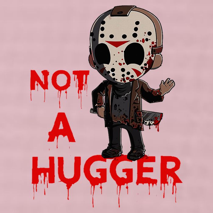 Not A Hugger Funny Jason Friday The 13th Funny Hugger 25L Jumbo Tote