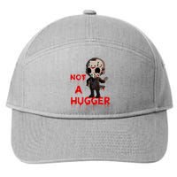 Not A Hugger Funny Jason Friday The 13th Funny Hugger 7-Panel Snapback Hat