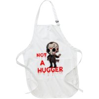 Not A Hugger Funny Jason Friday The 13th Funny Hugger Full-Length Apron With Pockets
