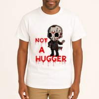 Not A Hugger Funny Jason Friday The 13th Funny Hugger Tall T-Shirt