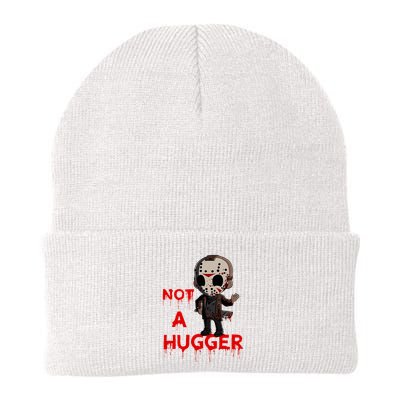 Not A Hugger Funny Jason Friday The 13th Funny Hugger Beanie