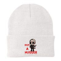 Not A Hugger Funny Jason Friday The 13th Funny Hugger Beanie