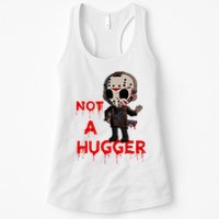 Not A Hugger Funny Jason Friday The 13th Funny Hugger Womens Tank Top