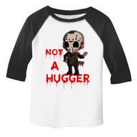 Not A Hugger Funny Jason Friday The 13th Funny Hugger Toddler Fine Jersey T-Shirt