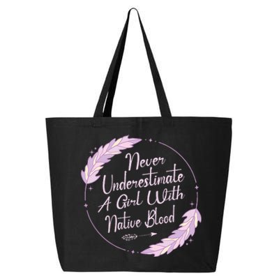 Native American Heritage Indigenous Girl With Native Blood 25L Jumbo Tote