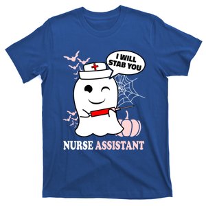 Nurse Assistant Halloween I Will Stab You Funny Ghost Great Gift T-Shirt