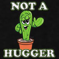 Not A Hugger Personal Boundaries Introvert Warning Ladies PosiCharge Tri-Blend Wicking Tank