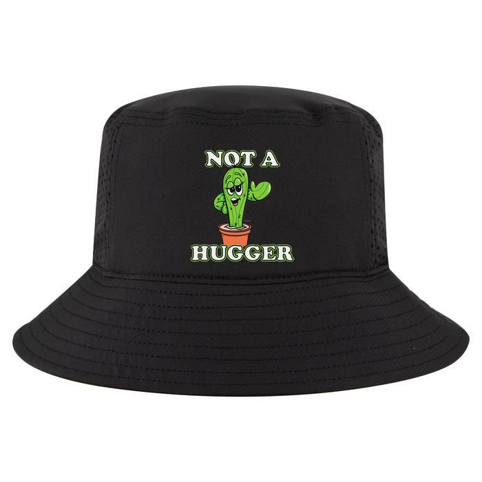 Not A Hugger Personal Boundaries Introvert Warning Cool Comfort Performance Bucket Hat