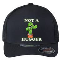 Not A Hugger Personal Boundaries Introvert Warning Flexfit Unipanel Trucker Cap