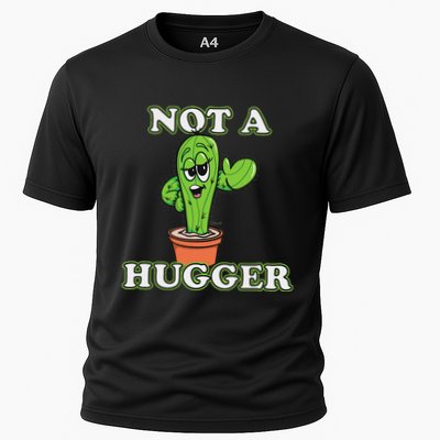 Not A Hugger Personal Boundaries Introvert Warning Performance Shirt