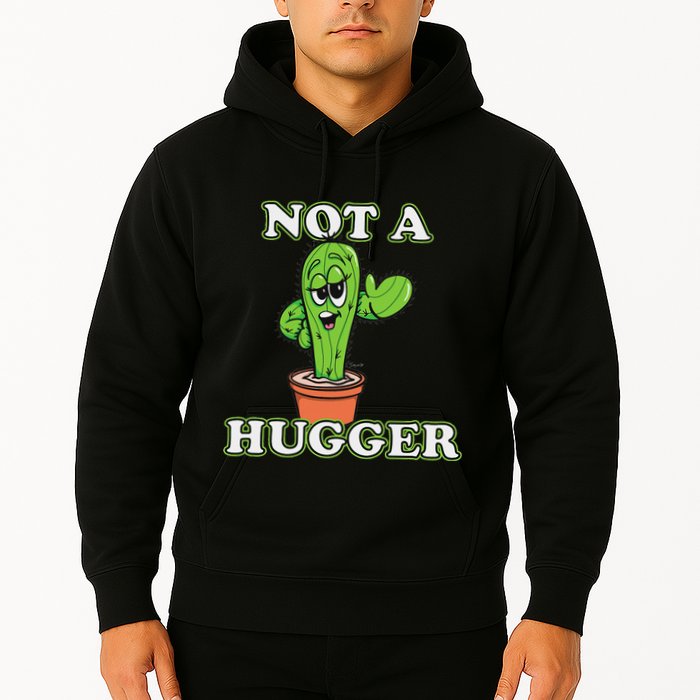 Not A Hugger Personal Boundaries Introvert Warning Hoodie