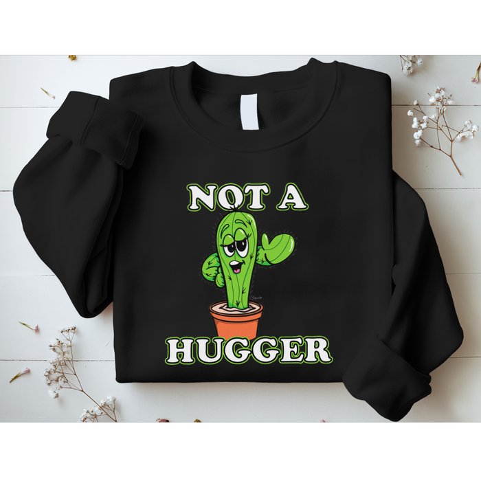 Not A Hugger Personal Boundaries Introvert Warning Sweatshirt
