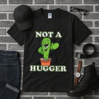 Not A Hugger Personal Boundaries Introvert Warning Tall T-Shirt