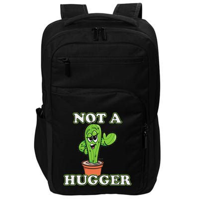 Not A Hugger Personal Boundaries Introvert Warning Impact Tech Backpack