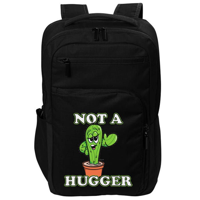 Not A Hugger Personal Boundaries Introvert Warning Impact Tech Backpack