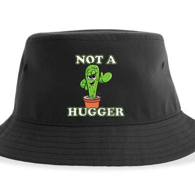 Not A Hugger Personal Boundaries Introvert Warning Sustainable Bucket Hat