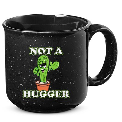 Not A Hugger Personal Boundaries Introvert Warning 15oz Campfire Ceramic Mug