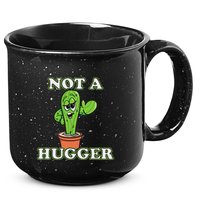 Not A Hugger Personal Boundaries Introvert Warning 15oz Campfire Ceramic Mug