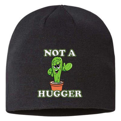 Not A Hugger Personal Boundaries Introvert Warning Sustainable Beanie
