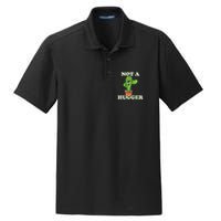 Not A Hugger Personal Boundaries Introvert Warning Dry Zone Grid Polo