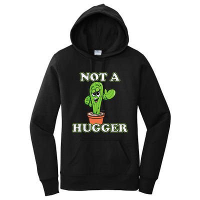 Not A Hugger Personal Boundaries Introvert Warning Women's Pullover Hoodie