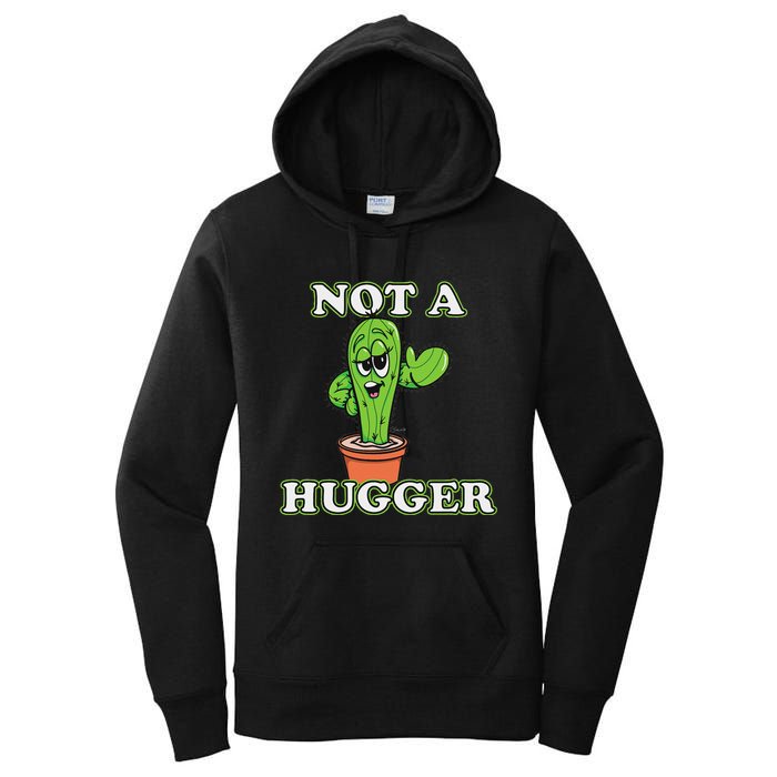 Not A Hugger Personal Boundaries Introvert Warning Women's Pullover Hoodie