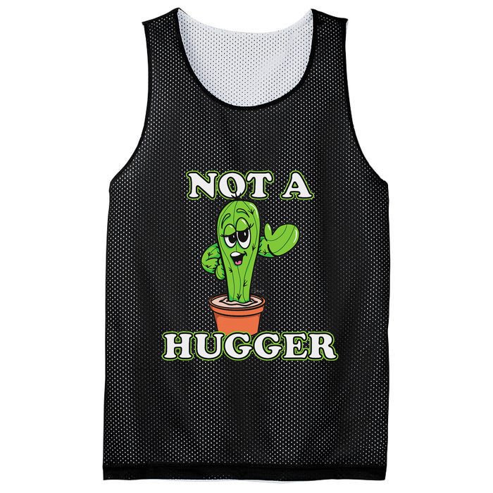 Not A Hugger Personal Boundaries Introvert Warning Mesh Reversible Basketball Jersey Tank